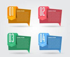 modern text rutmall, infographics banner vektor