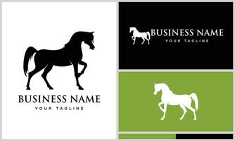 arabisch Pferd Logo Design Vorlage vektor