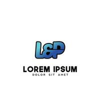 lp första borsta i cirkel ram mall design vektor