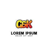 gk första borsta i cirkel ram mall design vektor