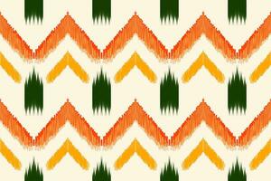 ethnische abstrakte ikat-kunst. nahtloses muster in stammes-, volksstickerei und mexikanischem stil. aztekischer geometrischer kunstornamentdruck.design für teppich, tapete, kleidung, verpackung, stoff, bezug, textil vektor