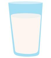 Milch Glas Vektor isoliert Symbol.