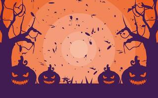 halloween baner bakgrund vektor illustration