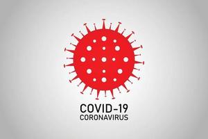 Dies ist ein Vektordesign für Covid-19-Hintergrund-19 vektor