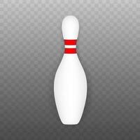 bowling affisch. bowling spel fritid begrepp. vektor stock illustration