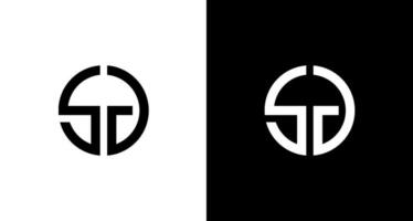 gg Brief Logo Monogramm Design. geeignet zum irgendein Unternehmen oder Marke Name mit es ist Initialen. vektor