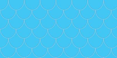 nahtloses Muster mit blauen Fischschuppen kostenloser Vektor