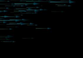 mörk blå pilar abstrakt hi-tech bakgrund vektor