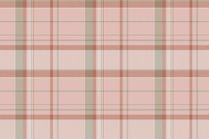 Vektor Plaid Tartan von Muster Textur Textil- mit ein nahtlos prüfen Hintergrund Stoff.