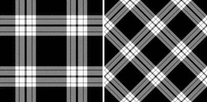 Tartan Stoff Muster von nahtlos Vektor prüfen mit ein Hintergrund Textur Textil- Plaid.