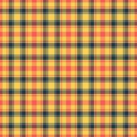 Hintergrund Tartan Vektor von nahtlos Plaid prüfen mit ein Stoff Muster Textur Textil.