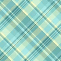 Plaid Tartan Textil- von Muster prüfen Vektor mit ein nahtlos Textur Stoff Hintergrund.