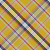 Nahtloses Muster aus schottischem Tartan-Plaid. wiederholbarer hintergrund mit karierter stoffstruktur. Vektorhintergrund gestreifter Textildruck. vektor