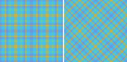 nahtlos Plaid Textur von Stoff prüfen Textil- mit ein Tartan Muster Vektor Hintergrund.