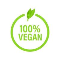 99 vegan ikon design. grön vegan vänlig symbol. vektor stock illustration