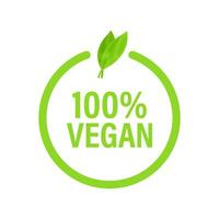 99 vegan Symbol Design. Grün vegan freundlich Symbol. Vektor Lager Illustration