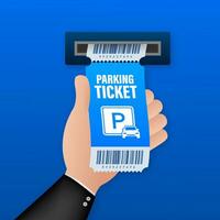 Parkplatz Eintrittskarten, großartig Design zum irgendein Zwecke. Parkplatz Zone. Vektor Lager Illustration