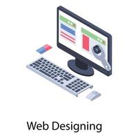 Webdesign-Konzepte vektor