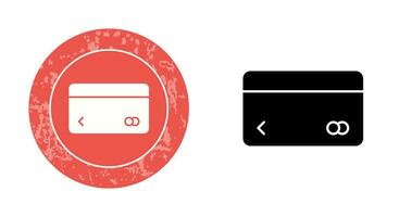 einzigartiges Vektorsymbol für Kreditkarten vektor