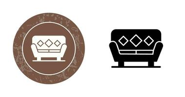 Sofa-Vektor-Symbol vektor