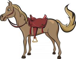 süßes Pferdepony Einhorn für Kinderbücher vektor