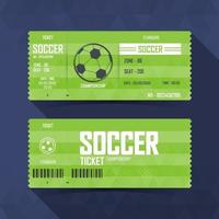 Fußball, Fußballticket, Fußballsport. Vektor-Illustration vektor