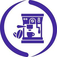 Vektorsymbol für Kaffeemaschine vektor