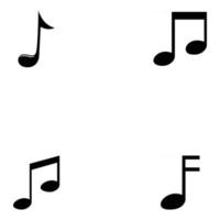 Musiknotensymbole Logo und Symbolvorlage