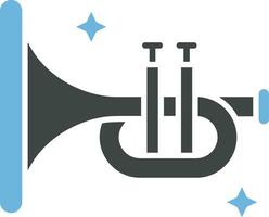 Trompete Symbol Bild. vektor