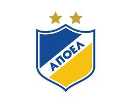 Apoel Nikosia Verein Symbol Logo Zypern Liga Fußball abstrakt Design Vektor Illustration