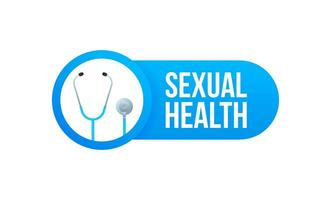 sexuell hälsa. logotyp symbol. vektor illustration. värld hälsa dag.
