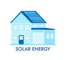 i hög grad detaljerad sol- panel. modern alternativ eco grön energi. vektor stock illustration