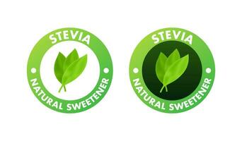 eben Symbol Stevia auf Weiß Hintergrund. Vektor Logo. Logo Symbol.