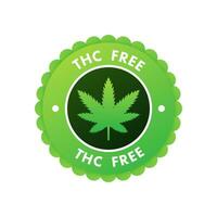 kreativ cannabis blad vektor logotyp ikon. mall för cbd cannabidiol. vektor illustration.