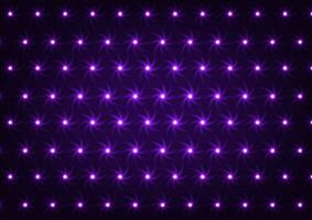 mörk lila mönster stjärna minimal ljus neon geometrisk bakgrund vektor