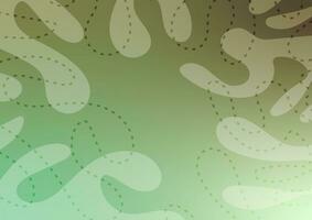 Grün Linie minimal Dekoration Kurve Welle Muster Hintergrund vektor