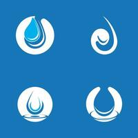 vatten släppa ikon och symbol vektor mall