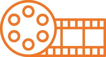 Film rollen Vektor Symbol