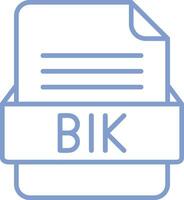 bik fil formatera vektor ikon