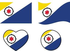 Bonaire Flagge Symbol. winken Flagge von Eswatini. Herz eswatini Flagge. runden eswatini Flagge. eben Stil. vektor