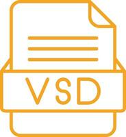 vsd Datei Format Vektor Symbol