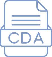 cda Datei Format Vektor Symbol