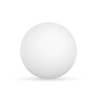 golf boll isolerat på vit vektor stock illustration.