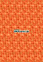 Vektor Hintergrund Orange zum Sport Jersey Sublimation Muster Textur