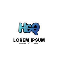 hq Initiale Logo Design Vektor