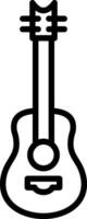 Gitarren-Vektor-Icon-Design vektor