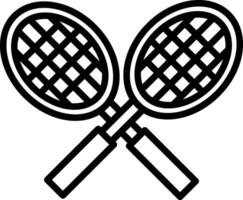 tennis racket vektor ikon design