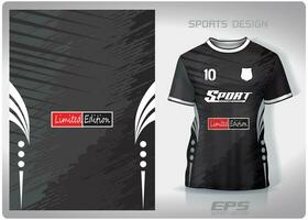 vektor sporter skjorta bakgrund image.paintbrush svart grå mönster design, illustration, textil- bakgrund för sporter t-shirt, fotboll jersey skjorta