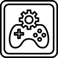 spel utveckling vektor ikon design