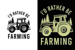 Ausweis lieber Sein Landwirtschaft komisch Landwirtschaft Rasen Mäher Landwirtschaft T-Shirt vektor